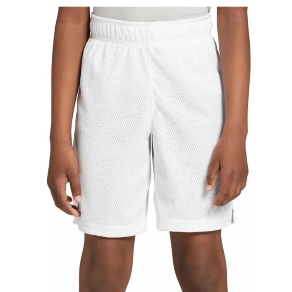 DSG Boys Mesh Training Shorts pure white XS